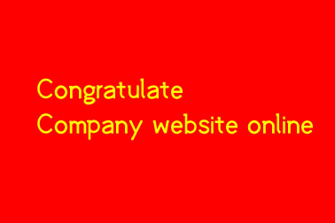 Warmly celebrate the launch of the company's website